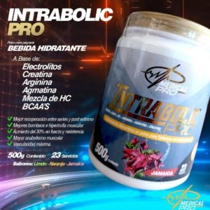 Intrabolic Pro Bebida Hidratante en Polvo Sabor Jamaica (500 g)