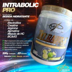 Intrabolic Pro Bebida Hidratante en Polvo Sabor Limonada (500 g)