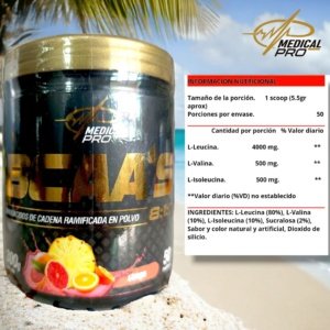 BCAA's 8:1:1 Toronja (Aminoácidos de cadena ramificada en polvo)