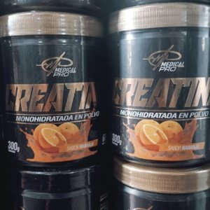 Creatina Monohidratada en Polvo Sabor Naranja (300 g)
